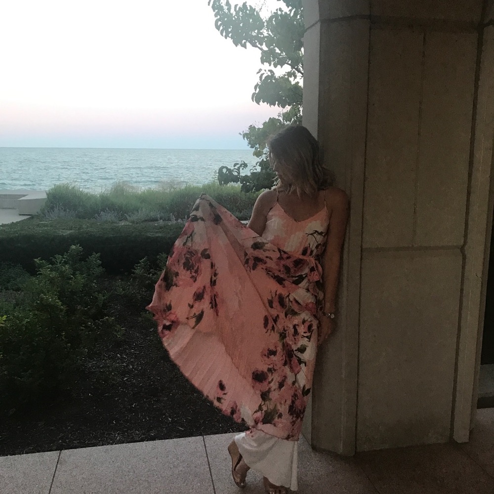 FINAL CALL: Long spaghetti strap pink dress